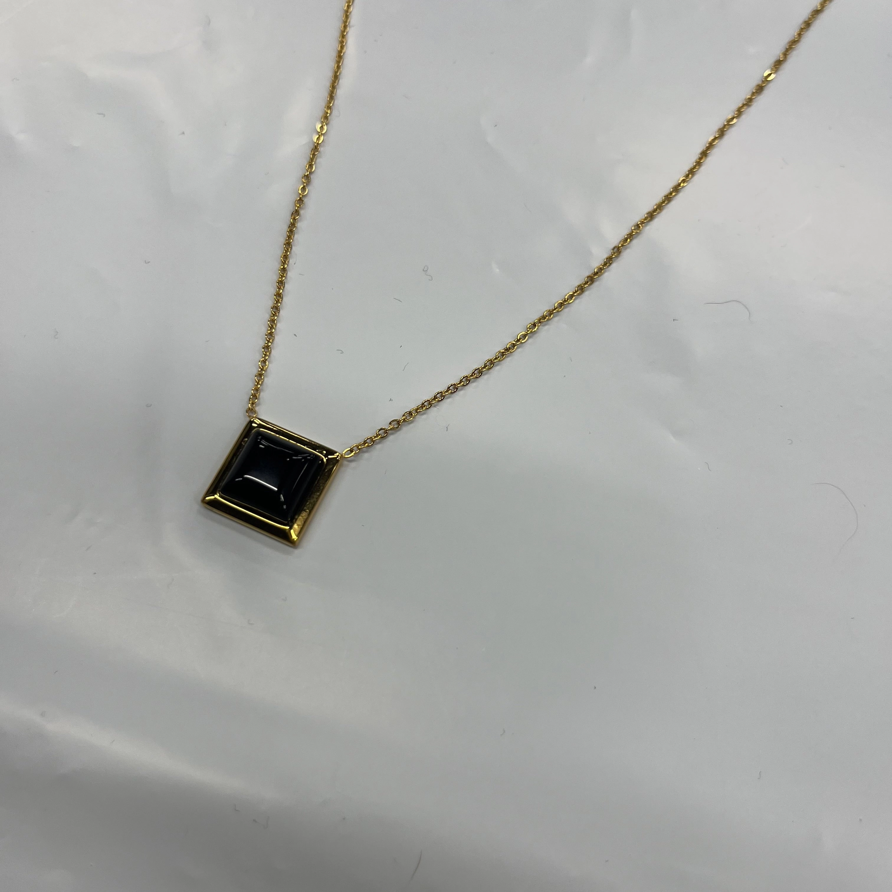 Necklace Charm By Cmc 18kt Plated Over Stainless Steel