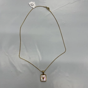 Necklace Charm By Cmc 18kt Plated Over Stainless Steel