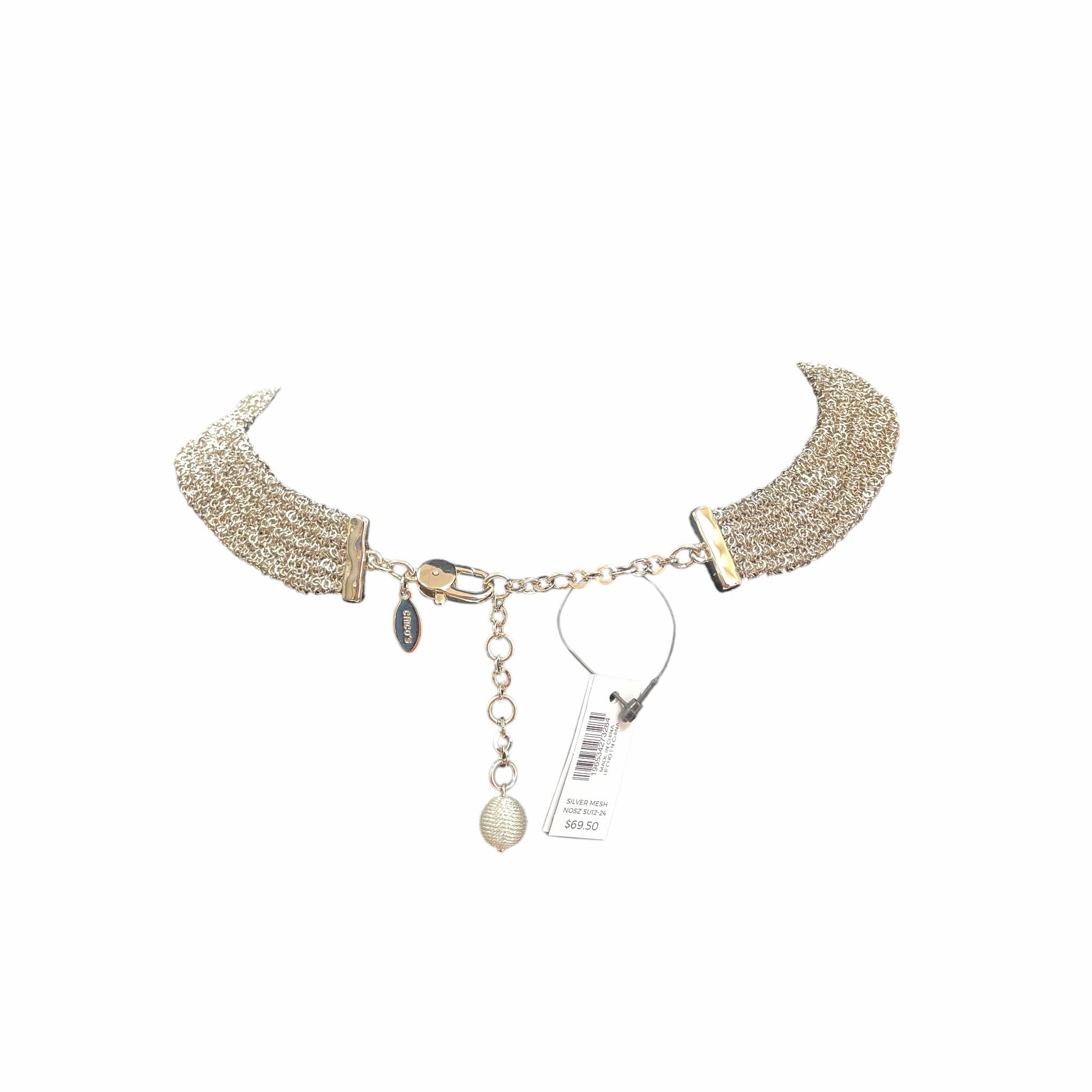 Necklace Choker & Collar By Chicos In Silver