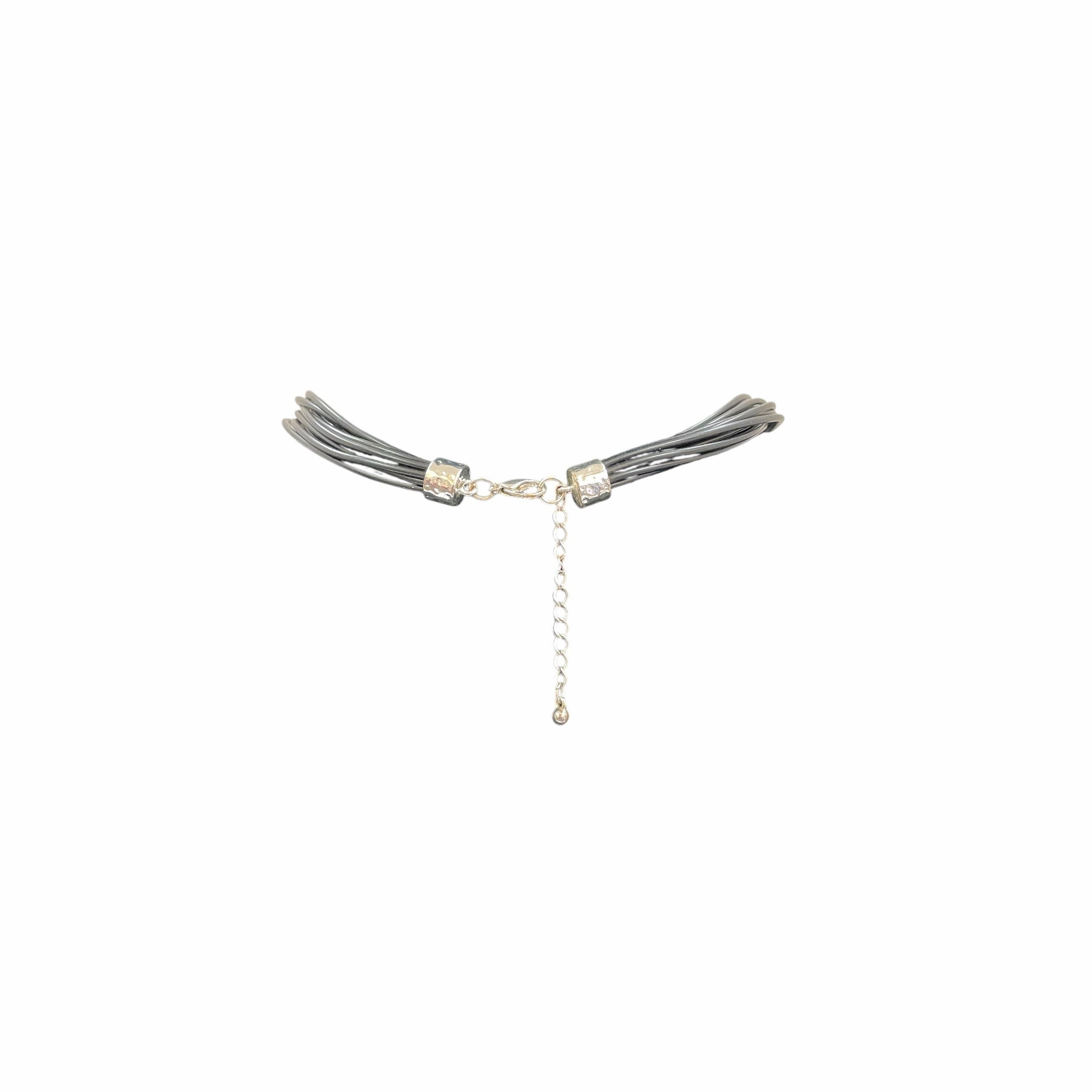 Necklace Choker & Collar By Cme In Black & Silver