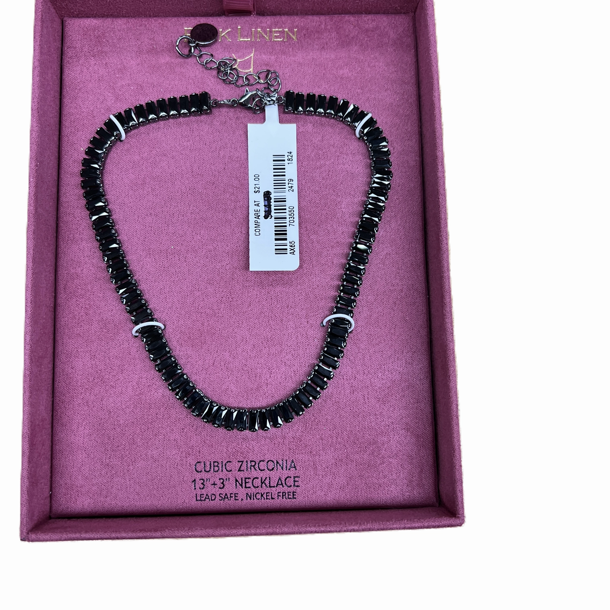 Necklace Choker & Collar By PINK LINEN