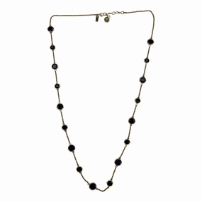 Necklace Designer By Kate Spade In Blue & Gold