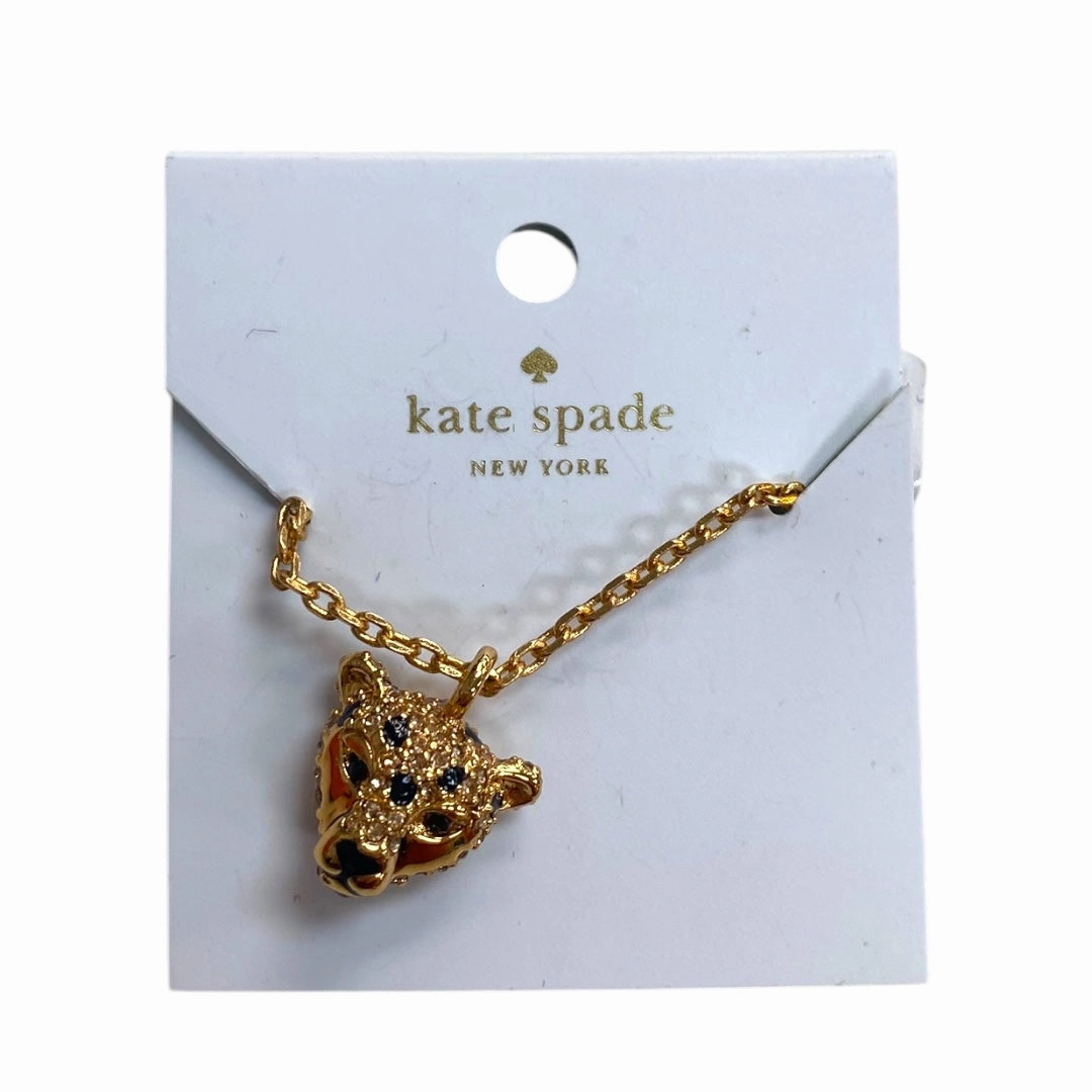 Necklace Designer By Kate Spade In Gold