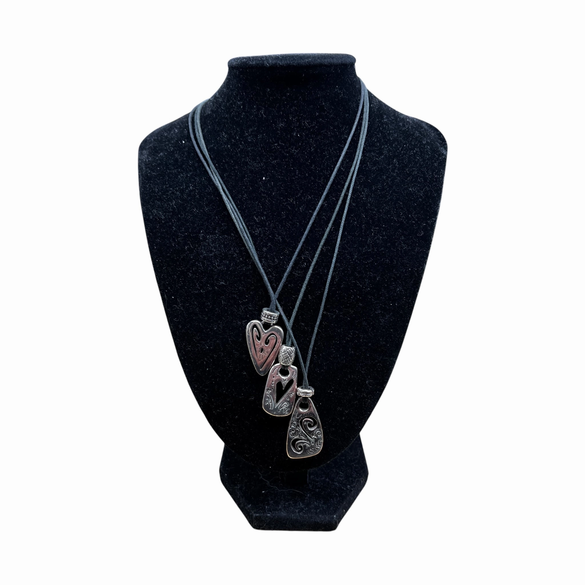 Necklace Layered By Brighton In Black & Silver