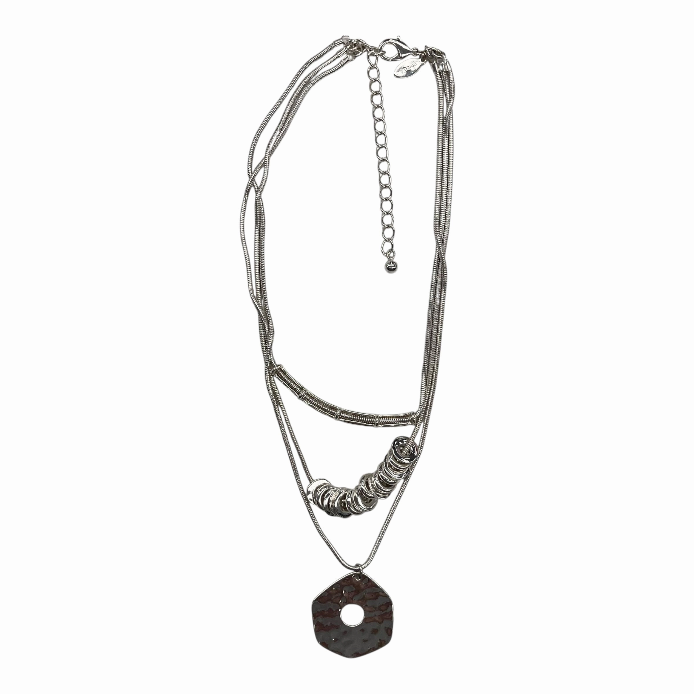 Necklace Layered By Chicos In Silver