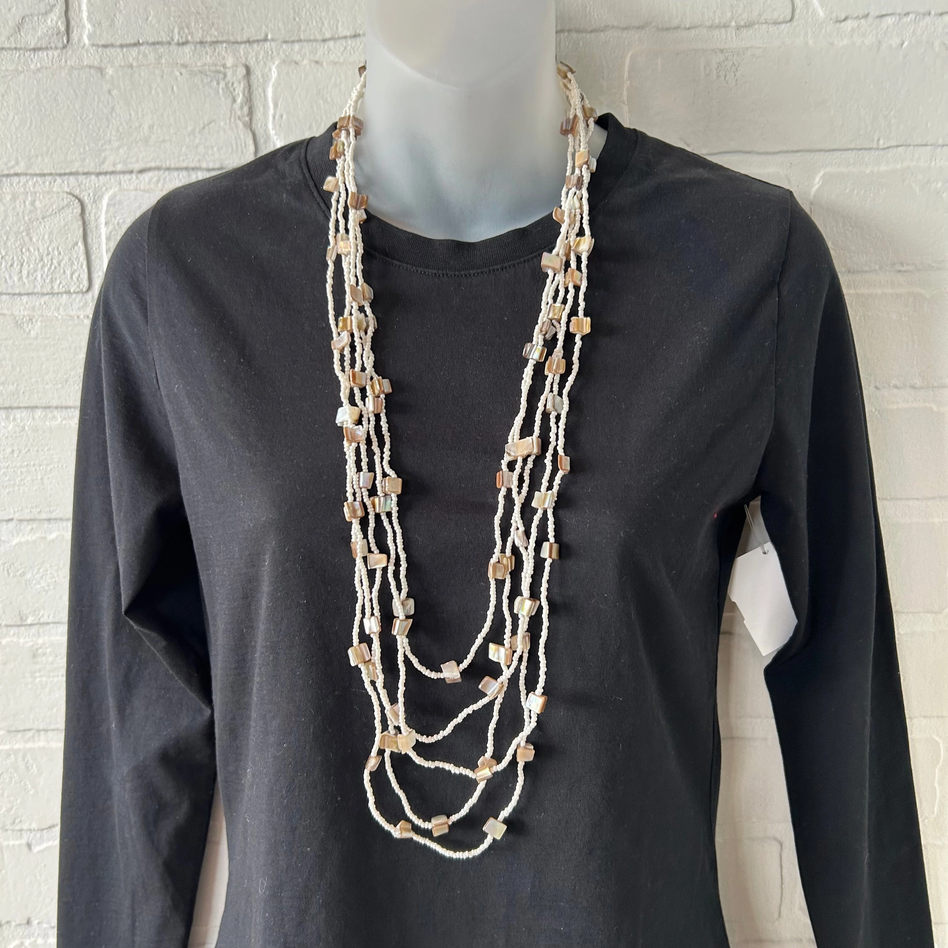 Necklace Layered By Clothes Mentor
