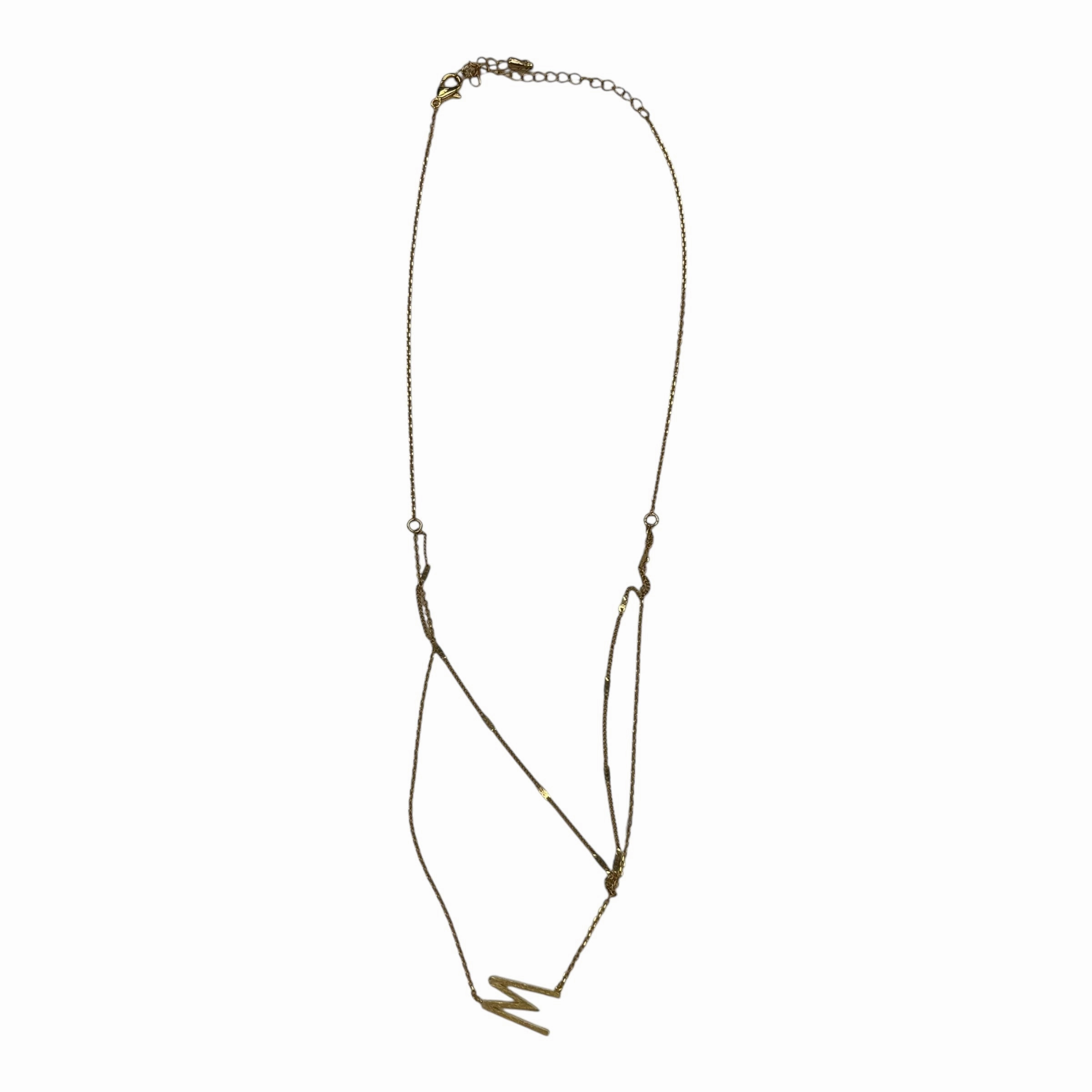 Necklace Layered By Cme In Gold