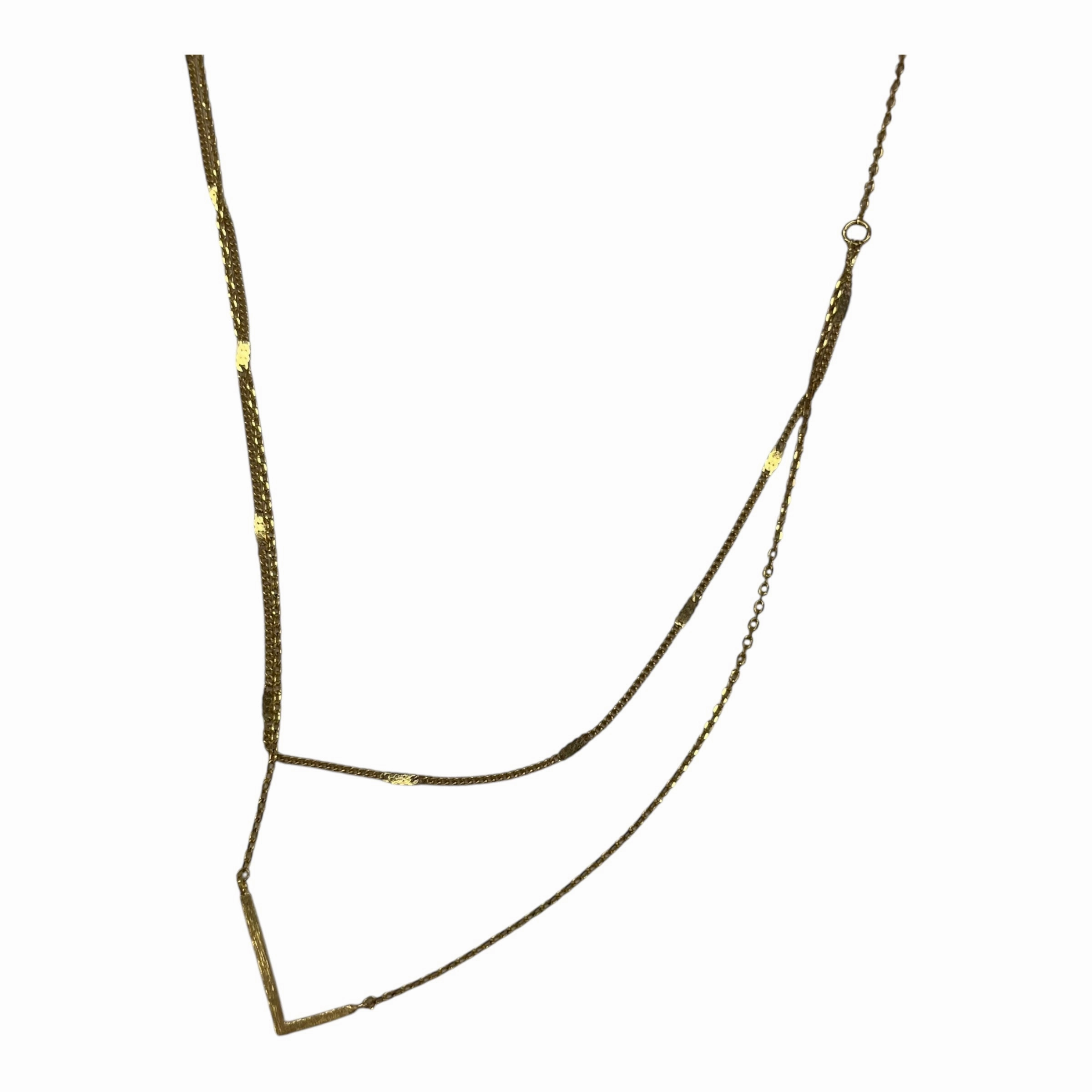 Necklace Layered By Cme In Gold