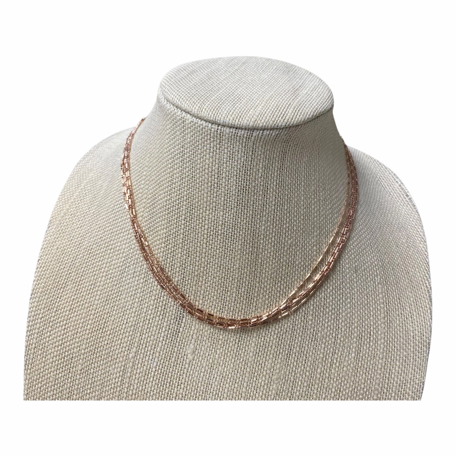 Necklace Layered By Cme In Rose Gold