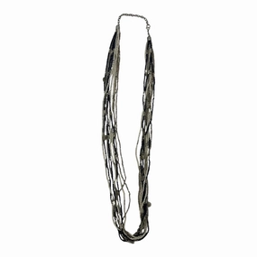 Necklace Layered By Cmf In Blue & Silver