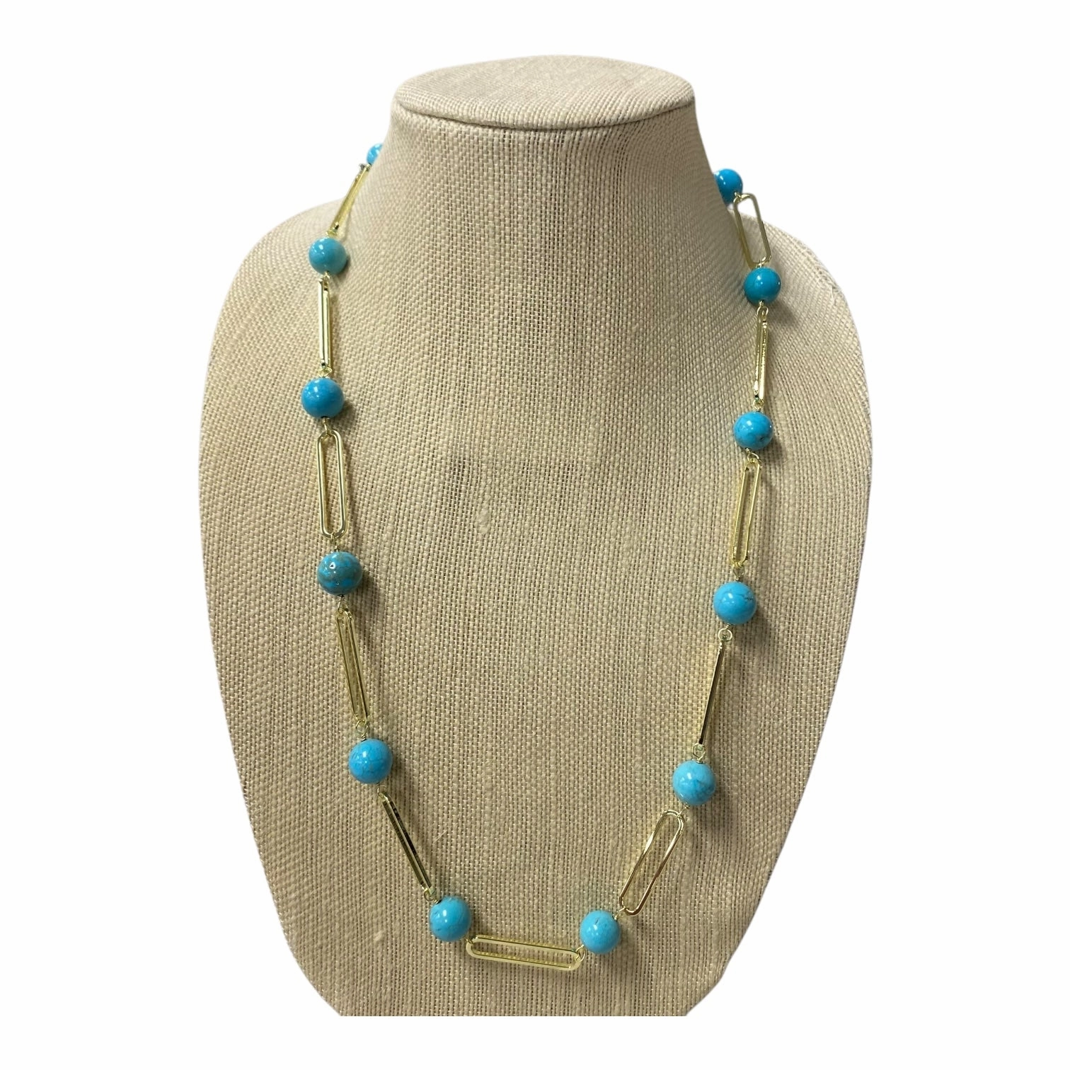 Necklace Other By Cme In Blue & Gold