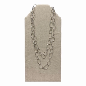 Necklace Other By Cme In Silver