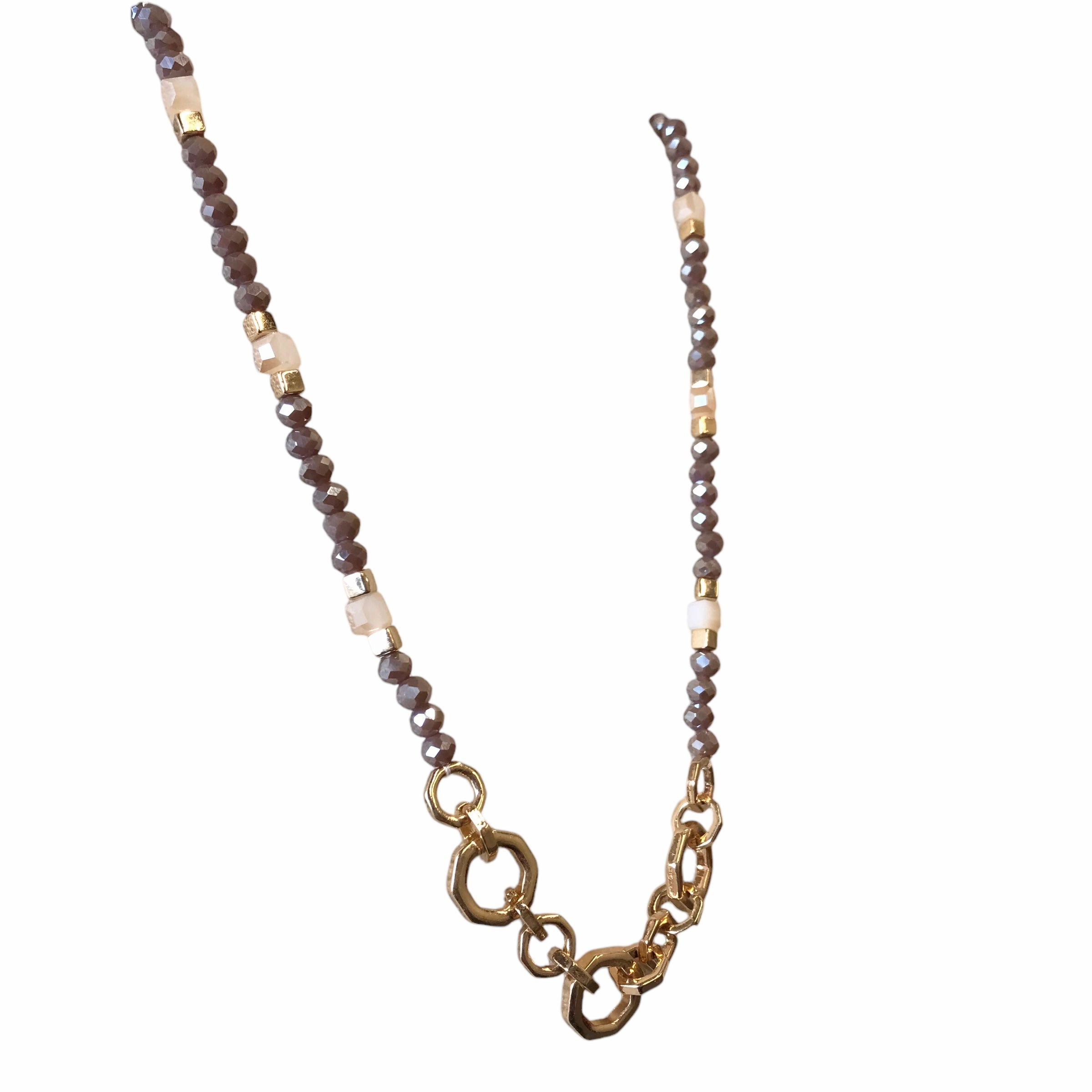 Necklace Other In Mauve