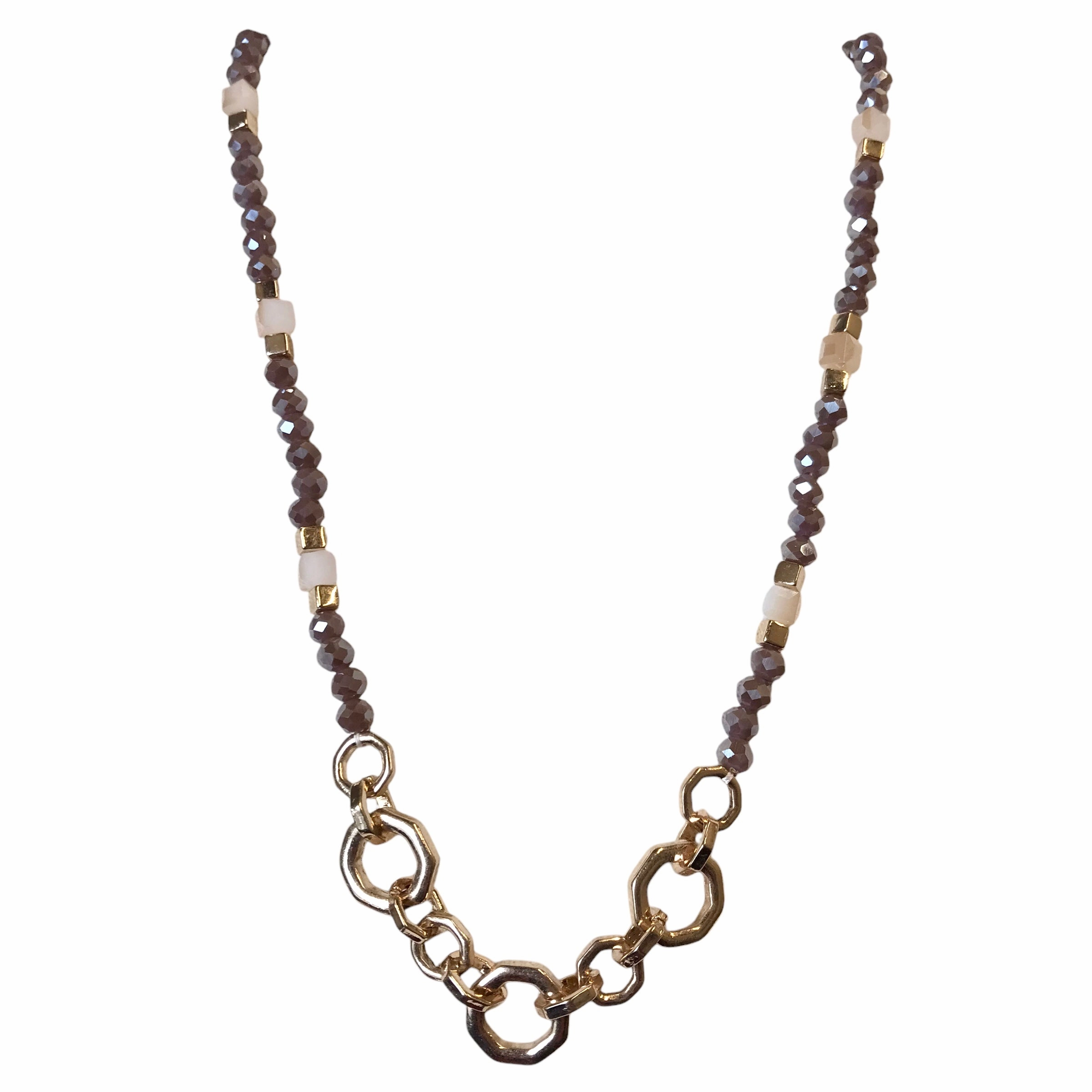 Necklace Other In Mauve