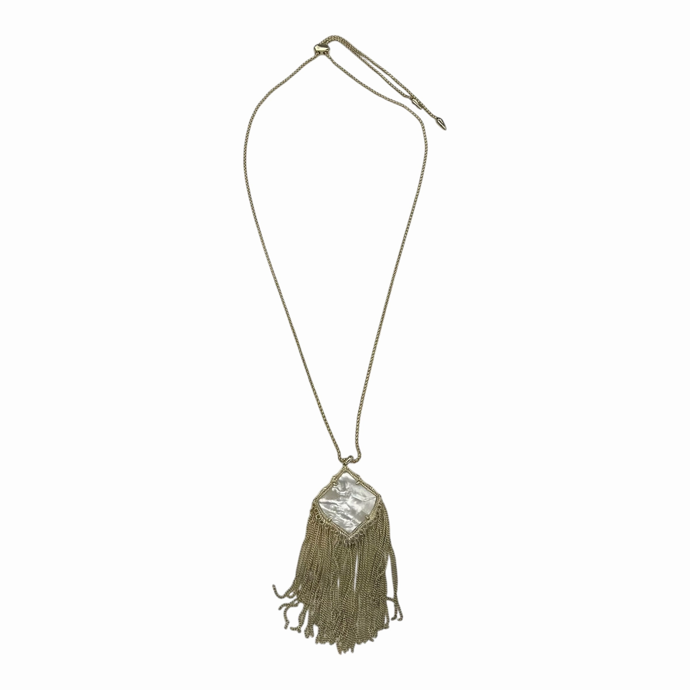 Necklace Pendant By Kendra Scott In Cream