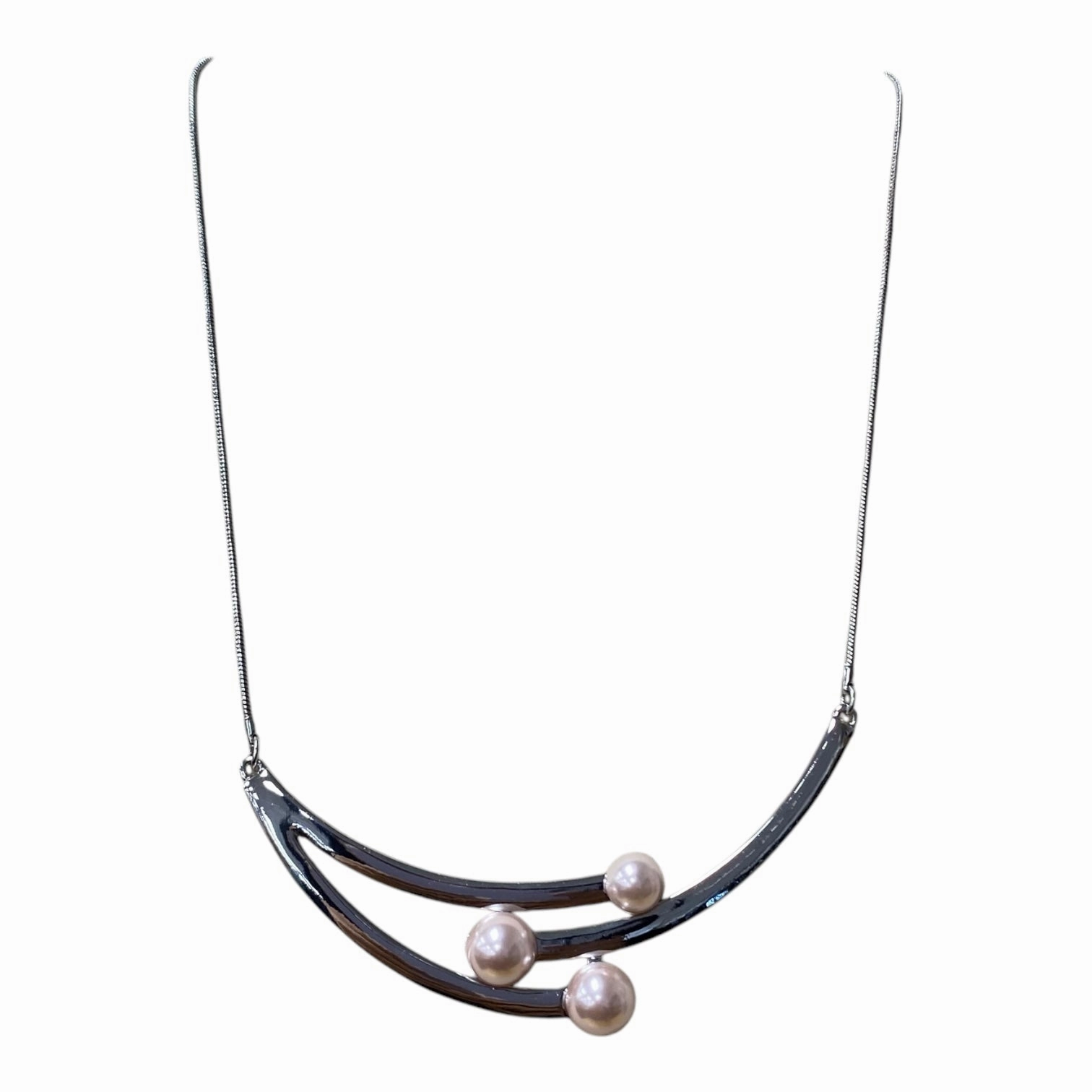 Necklace Pendant By White House Black Market In Silver