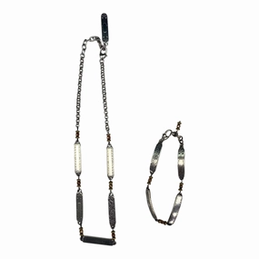Necklace Set By Brighton In Silver, Size:02 Piece Set
