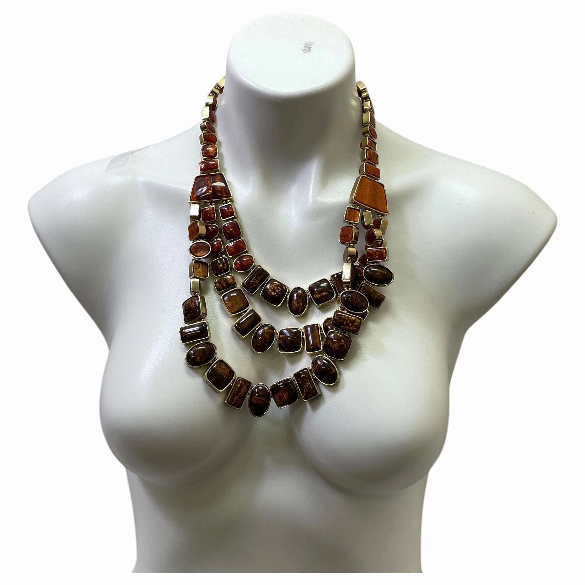 Necklace Set By Chicos In Brown