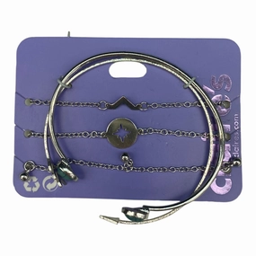 Necklace Set By Claires In Silver, Size:05 Piece Set