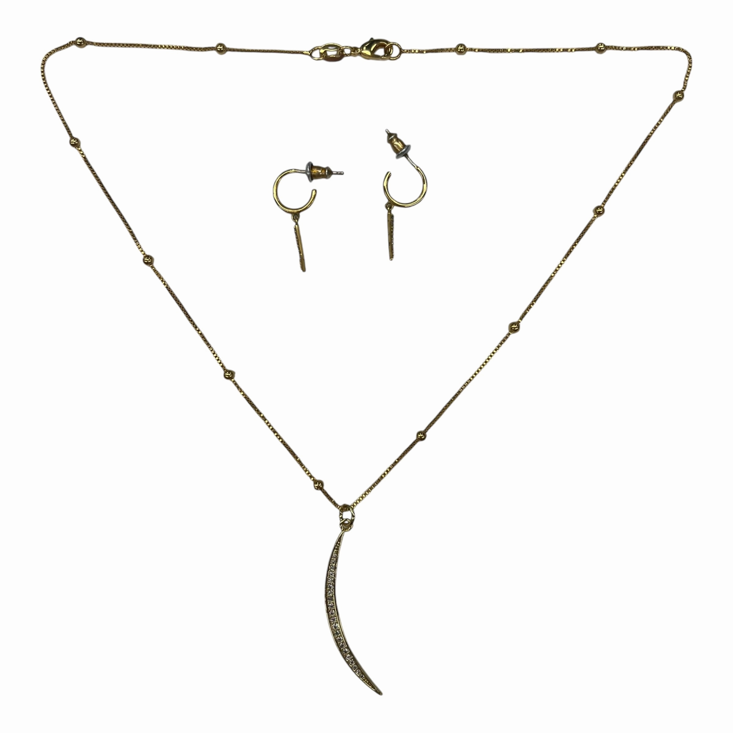 Necklace Set By Clothes Mentor In Gold, Size:02 Piece Set