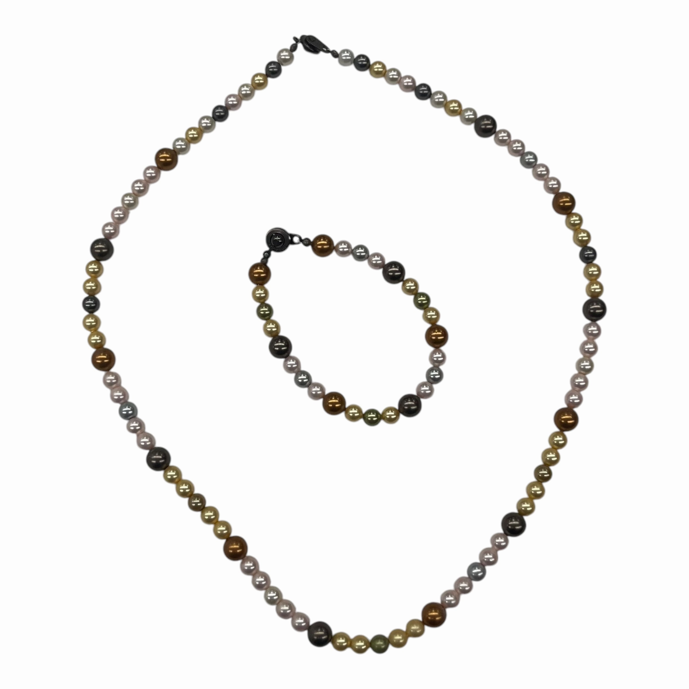 Necklace Set By Clothes Mentor In Multi, Size:02 Piece Set