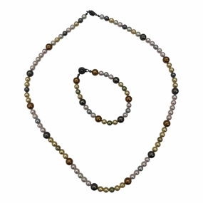 Necklace Set By Clothes Mentor In Multi, Size:02 Piece Set