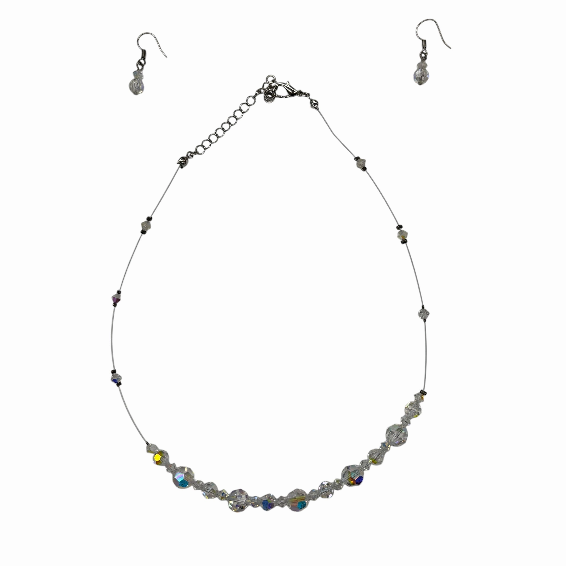 Necklace Set By Cmf In Silver, Size:02 Piece Set