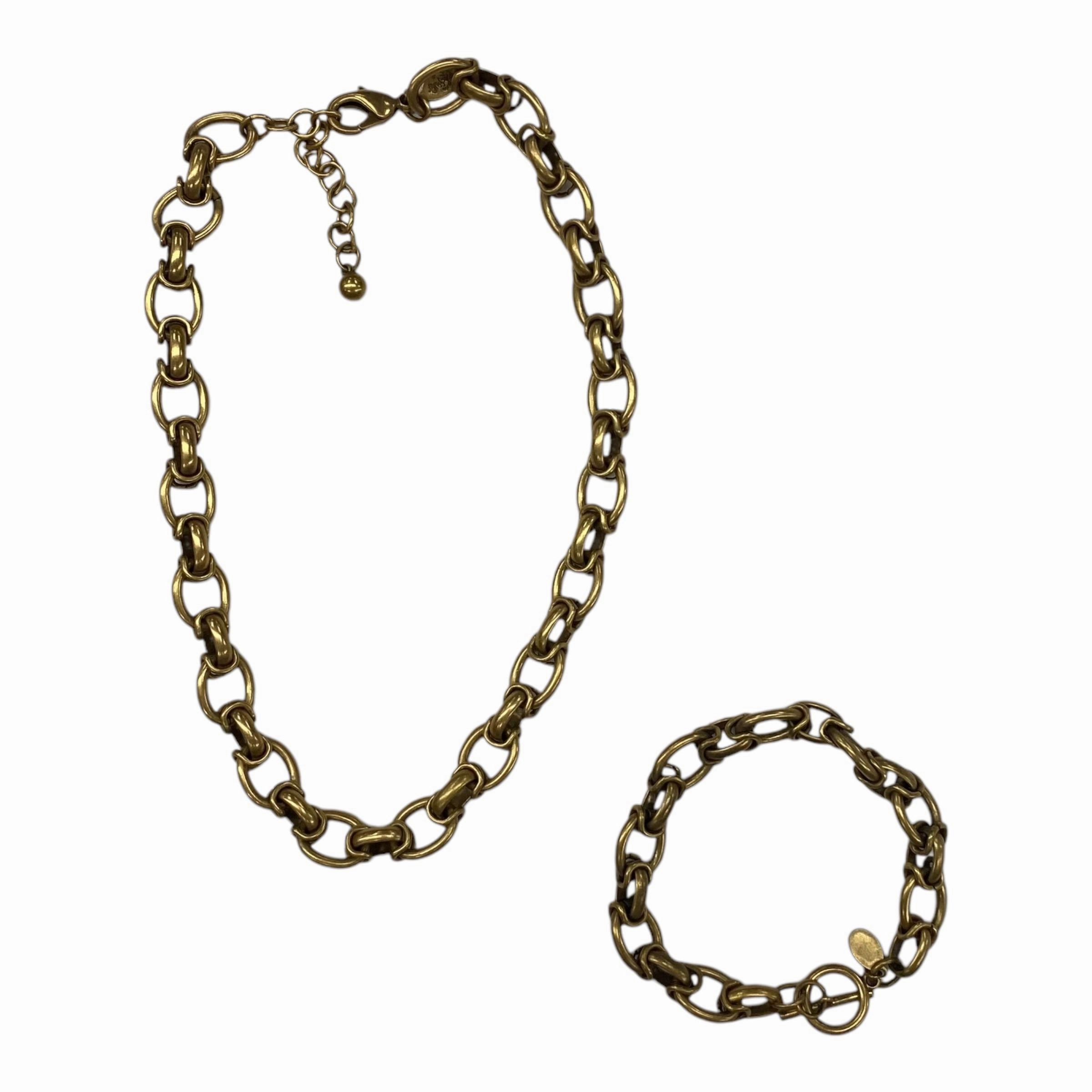 Necklace Set By J. Crew In Gold, Size:02 Piece Set