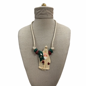 Necklace Statement By Cme In Taupe