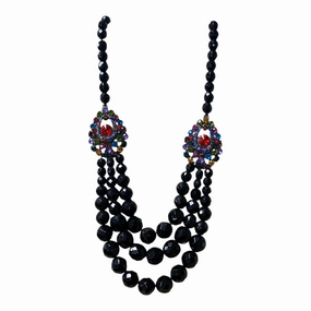 Necklace Statement In Black