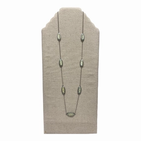 Necklace Statement  In Green