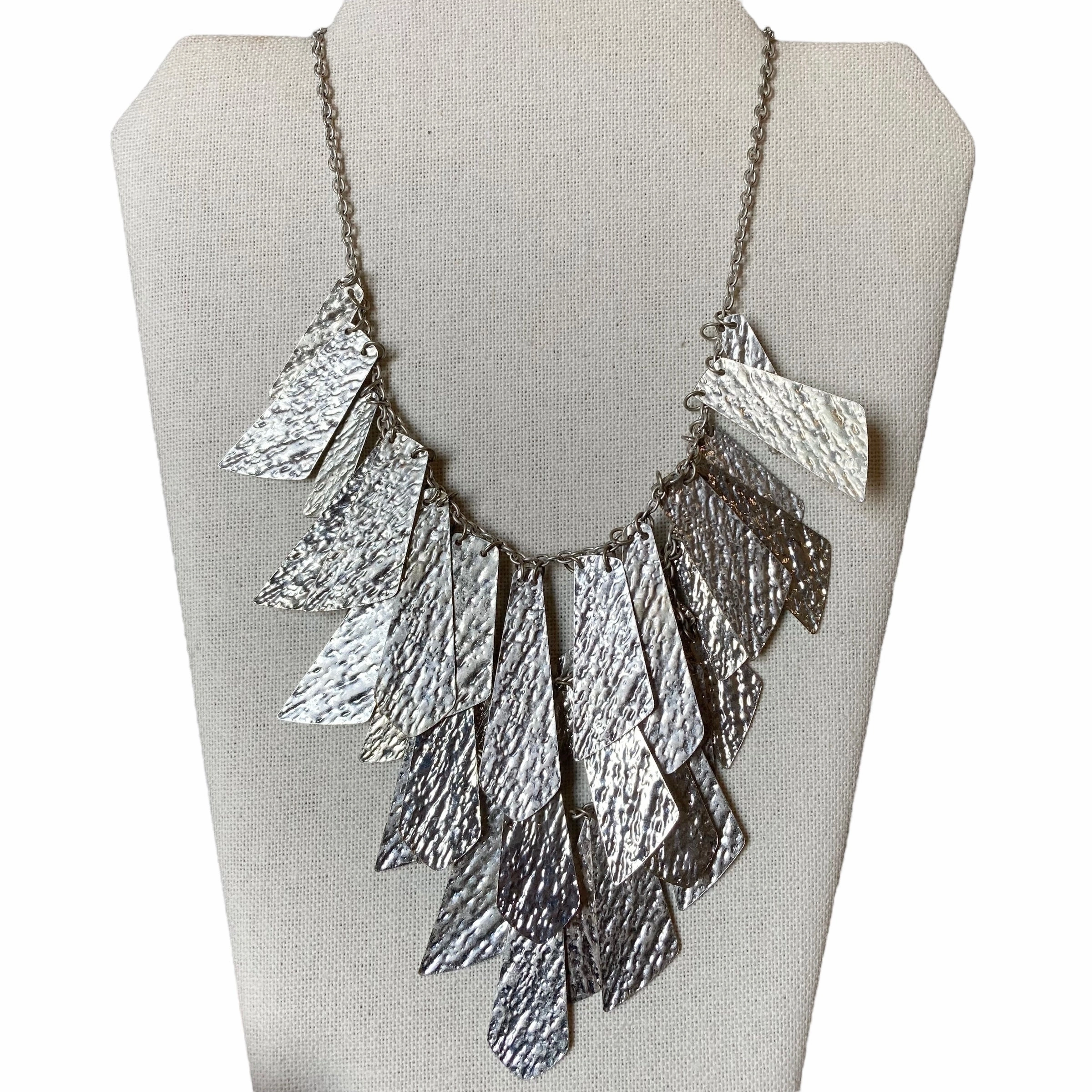 Necklace Statement In Silver