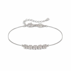 Nomination Armonica Bracelet, Four-Leaf Clovers, Sterling Silver