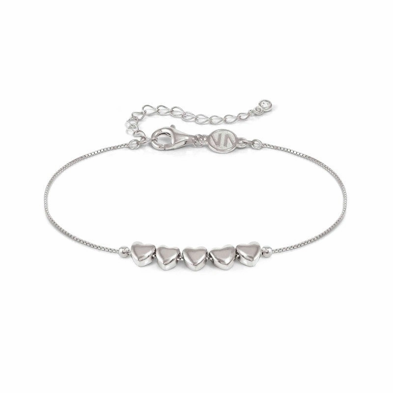 Nomination Armonica Bracelet, Hearts, Sterling Silver