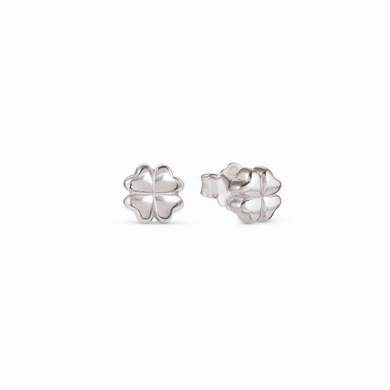Nomination Armonica Earrings, Four-Leaf Clover, Sterling Silver