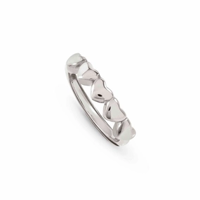 Nomination Armonica Ring, Hearts, Sterling Silver