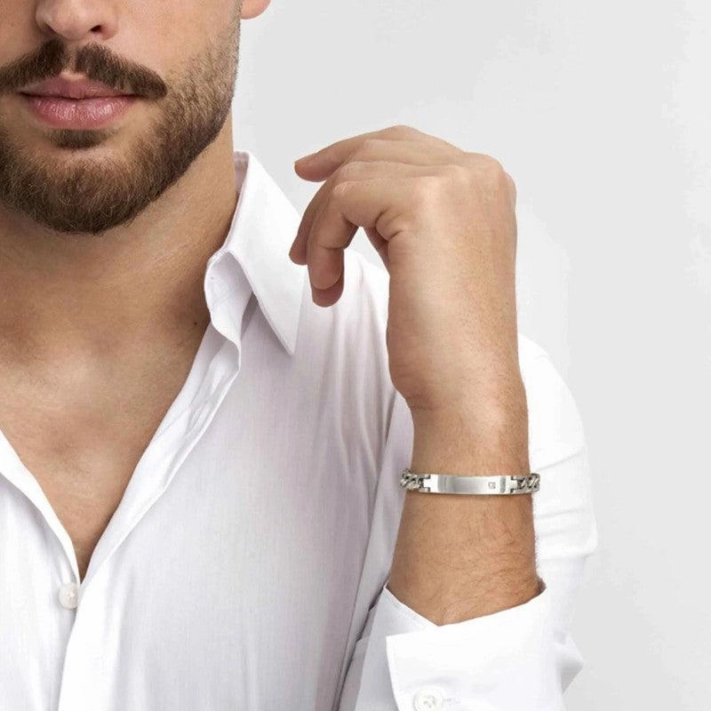 Nomination B-Yond Bracelet, Stainless Steel Chain with Stones