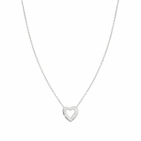 Nomination Carismatica Necklace, Heart, White Cubic Zirconia, Silver