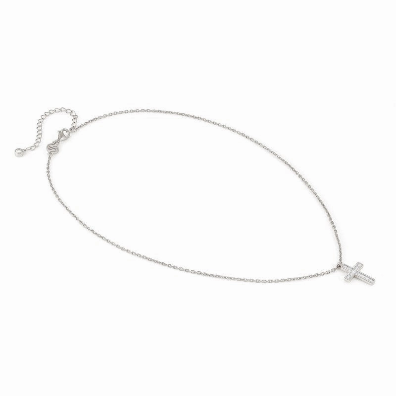 Nomination Carismatica Necklace, Silver Cross & Stones
