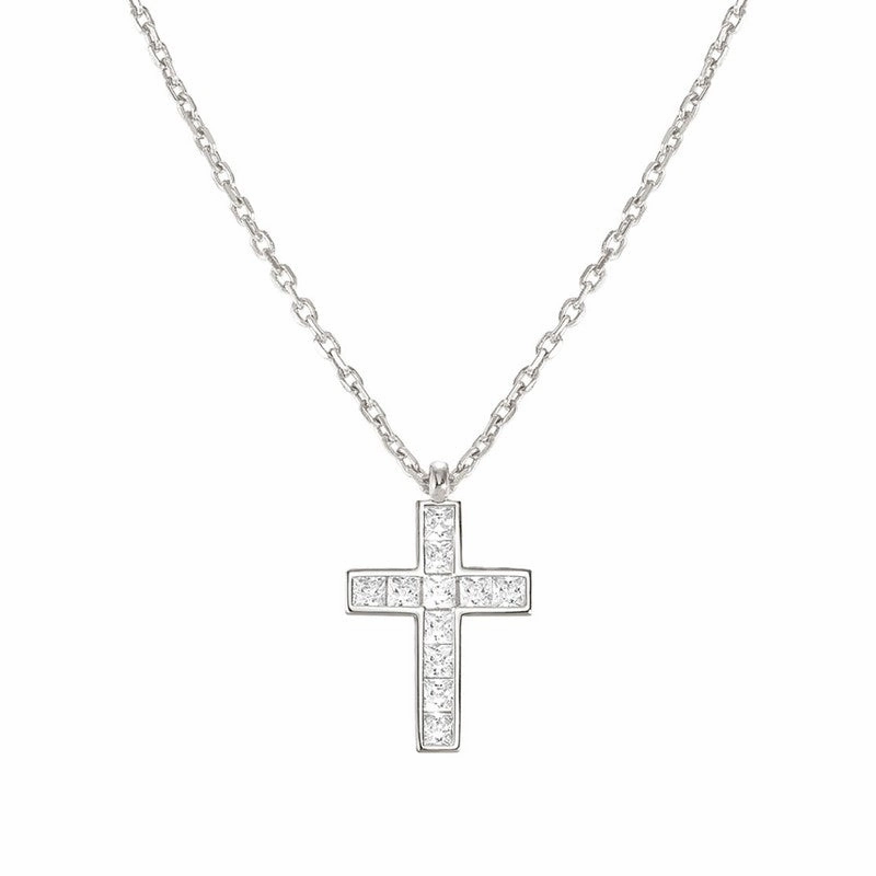 Nomination Carismatica Necklace, Silver Cross & Stones