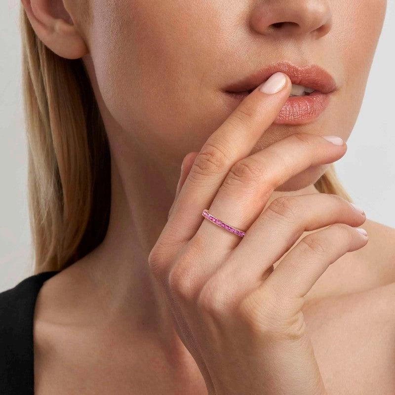 Nomination Carismatica Ring, Pink Cubic Zirconia, Rose Gold