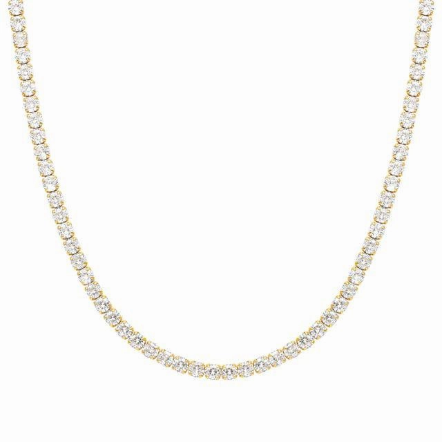 Nomination Chic&Charm Necklace, Tennis, White Cubic Zirconia, Gold