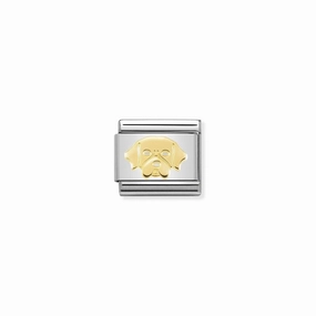 Nomination Classic Golden Retriever Dog Link