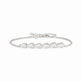 Nomination Colour Wave Bracelet, Cubic Zirconia, Silver