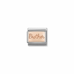 Nomination Composable Classic Brother Link In Rose Gold