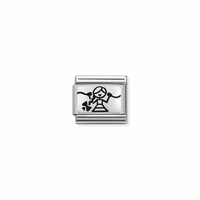 Nomination Composable Classic Link Girl with Braid