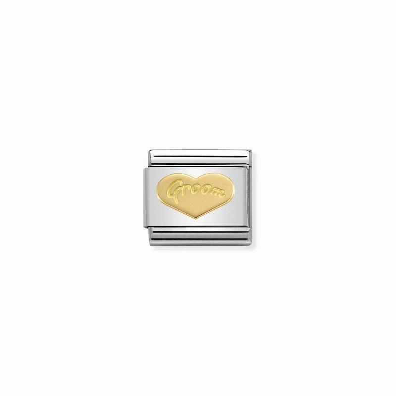Nomination Composable Classic Link Groom Heart