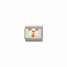 Nomination Composable Classic Link pink Rabbit