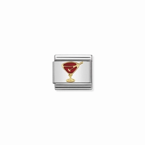 Nomination Composable Classic Link red Cocktail Glass