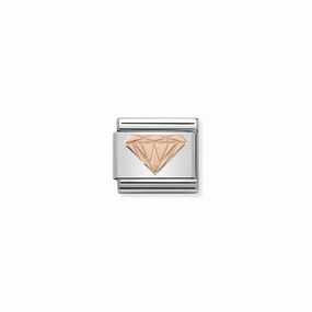 Nomination Composable Classic Link Rose Gold Diamond
